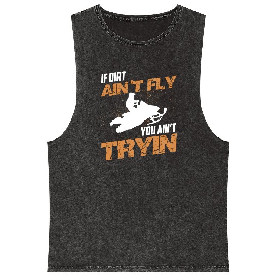 Dirt Bike Rider Gift Supercross MX Motocross Ride Mineral Wash Tank Tops