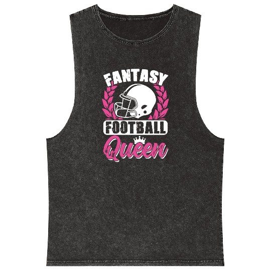 American Football Fantasy Football Mineral Wash Tank Tops