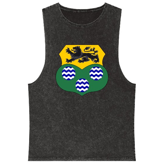 Coat of Arms of County Leitrim, Ireland Mineral Wash Tank Tops