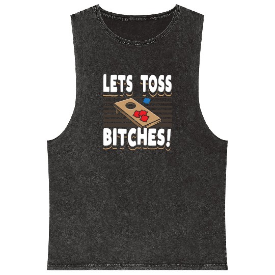 Cornhole player, Cornhole lover, Game Sport Gift Mineral Wash Tank Tops