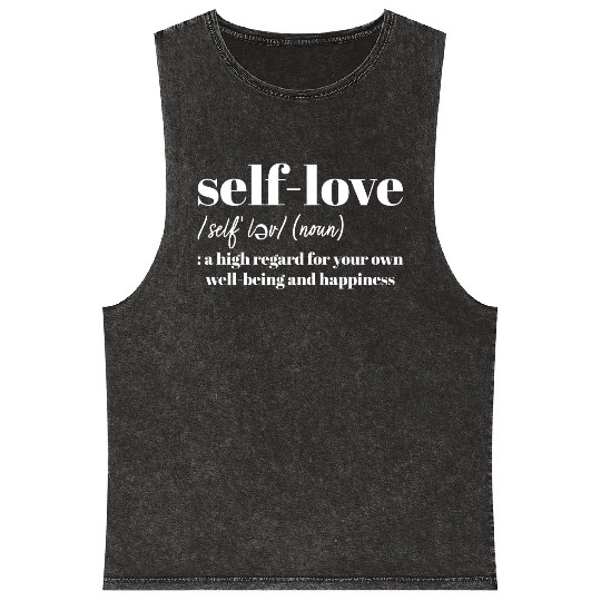 SELF LOVE DEFINED Mineral Wash Tank Tops