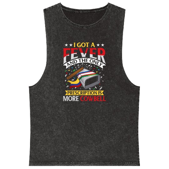 TerraShirts More Cowbell Mineral Wash Tank Tops