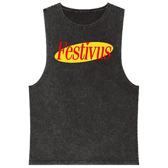 Festivus Mineral Wash Tank Tops
