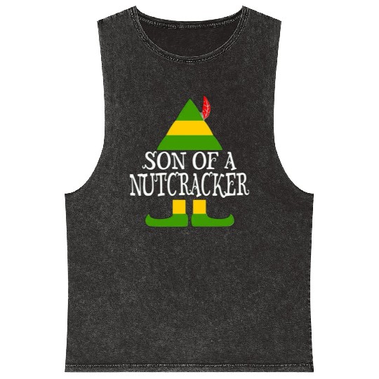 Son of a nutcracker Mineral Wash Tank Tops