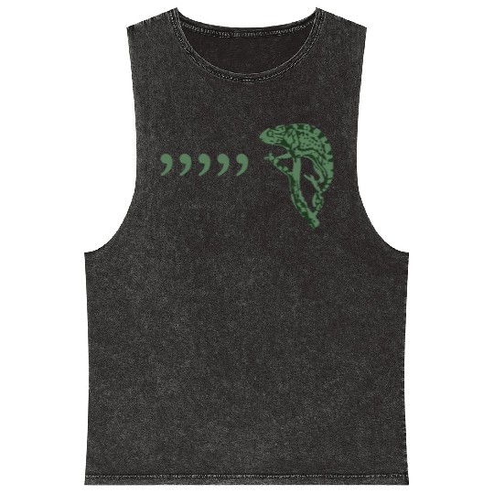 Comma chameleon Mineral Wash Tank Tops