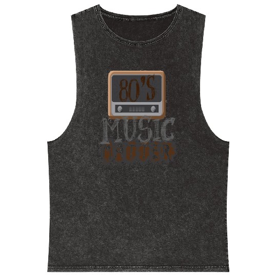 80s music lover 80s music matters3 Mineral Wash Tank Tops