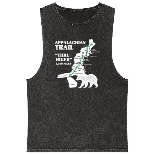 Thruh Hiker, Appalachian Trail - US Trail Mineral Wash Tank Tops