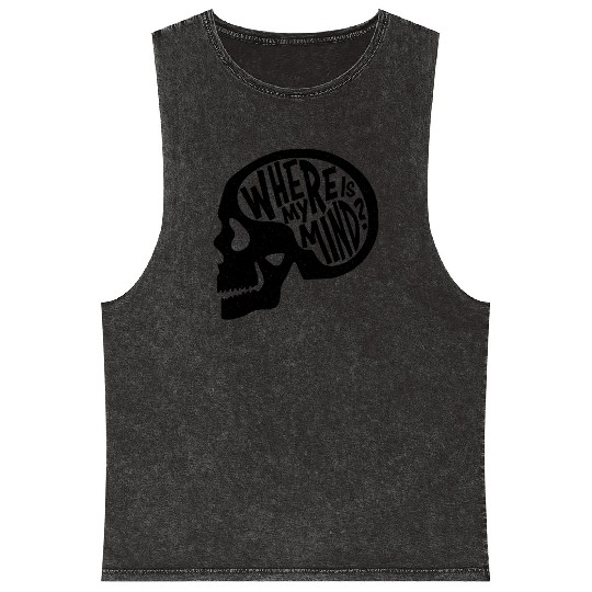 Where is my Mind Fight Club Mineral Wash Tank Tops