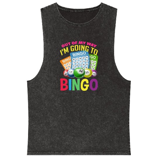 Bingo Mineral Wash Tank Tops