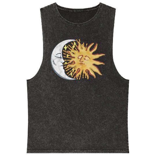 Sun and Moon Mineral Wash Tank Tops