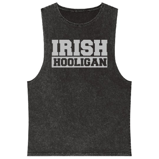 Irish Hooligan Mineral Wash Tank Tops