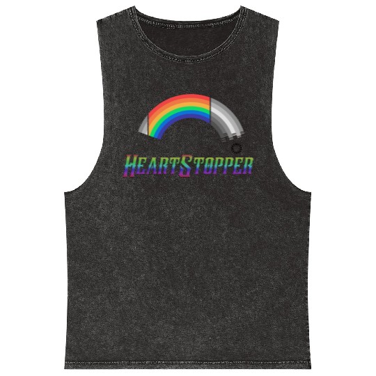 Heartstopper Rainbow LBGTQIA+ Loading Mineral Wash Tank Tops
