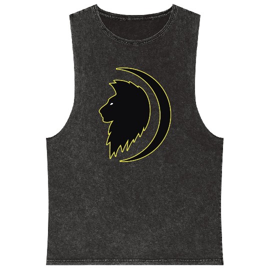 LION KING Mineral Wash Tank Tops