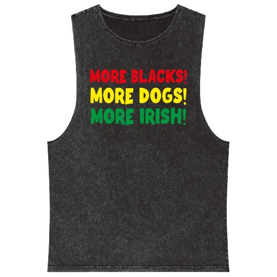 Fuck It Die Then Mineral Wash Tank Tops