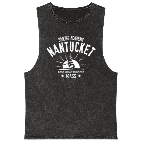 Nantucket sailing academy Mineral Wash Tank Tops