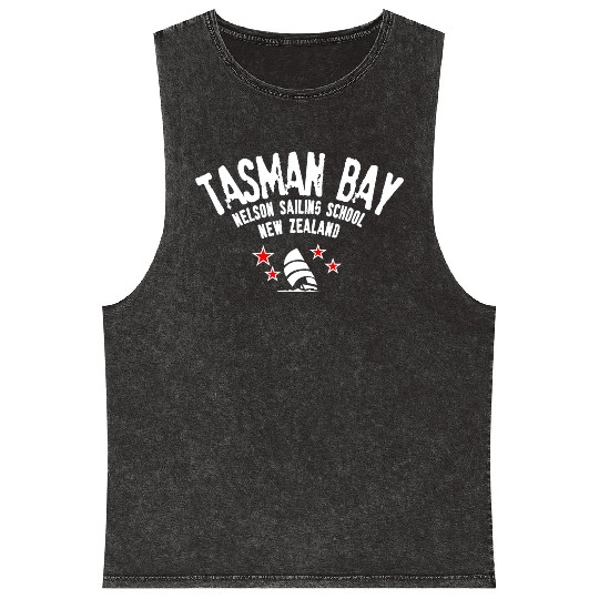 Tasman Bay Nelson sailing school Mineral Wash Tank Tops