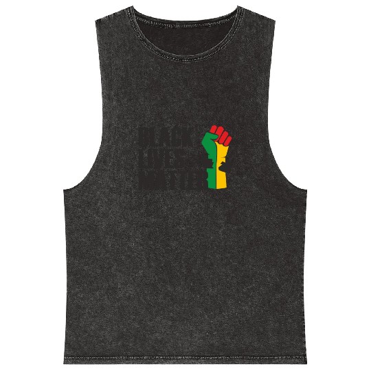 Juneteenth Day 1865, Black Lives Matter Mineral Wash Tank Tops