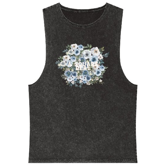 Flower Mineral Wash Tank Tops