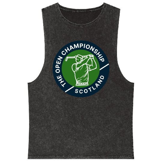 Open Championship, Golf, Golf Tournament Mineral Wash Tank Tops