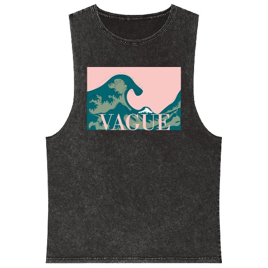 La Grande Vague - The Great Wave Mineral Wash Tank Tops