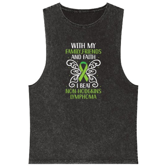 I Beat Non-Hodgkin Lymphoma Cancer Survivor Mineral Wash Tank Tops
