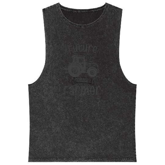 Future Little Farmer Mineral Wash Tank Tops