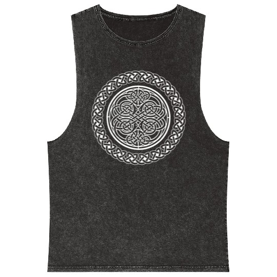 Celtic Knot Mineral Wash Tank Tops