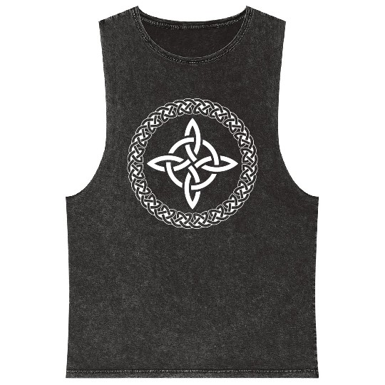 Celtic Knot Mineral Wash Tank Tops