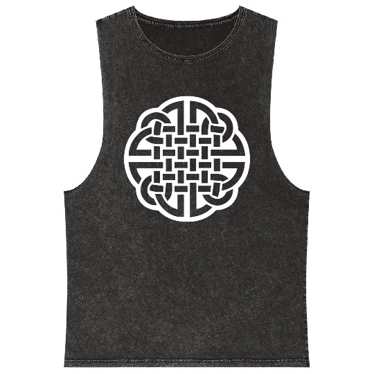 Celtic Knot Mineral Wash Tank Tops
