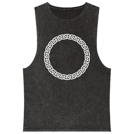Celtic Knot Mineral Wash Tank Tops