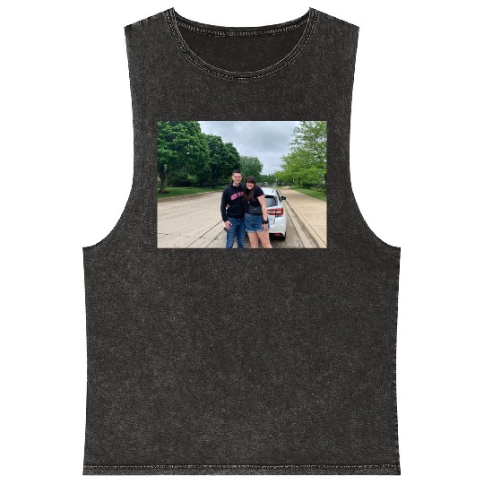 Emily and her boyfriend Mineral Wash Tank Tops