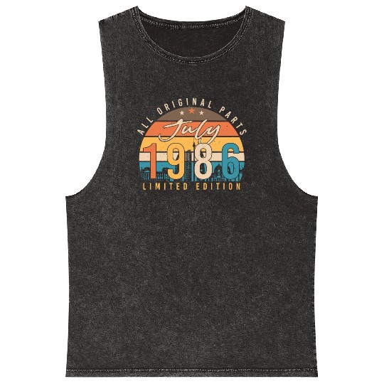 1986 July Limited Edition Mineral Wash Tank Tops