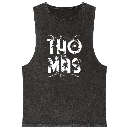 St Thomas Beach Vacation Souvenir Mineral Wash Tank Tops