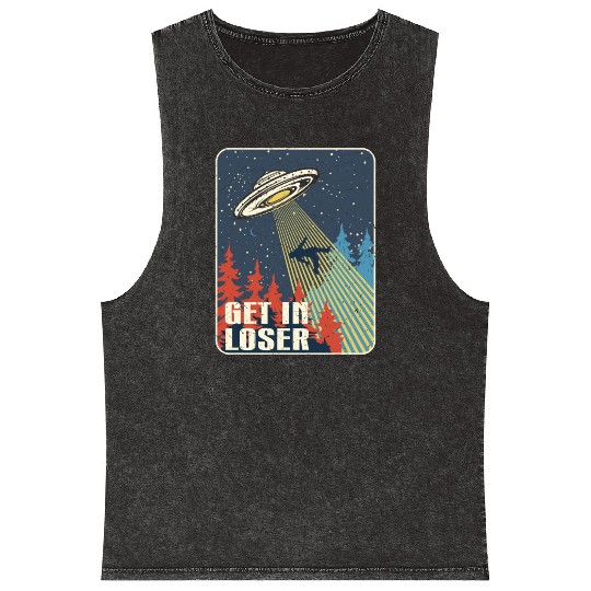 Get In Loser Mineral Wash Tank Tops