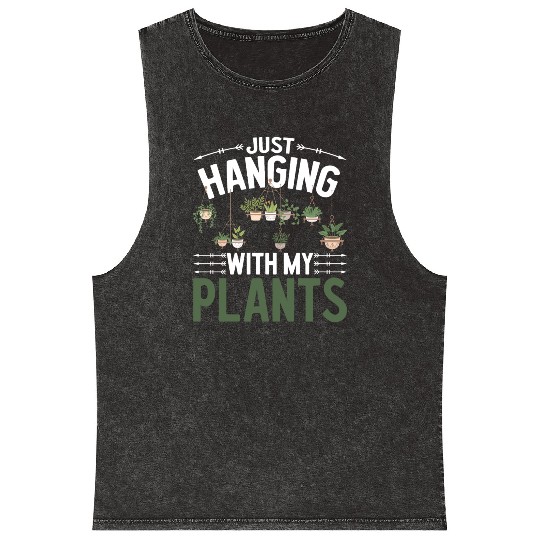Planting And Harvest Gardener I Love My Garden Mineral Wash Tank Tops