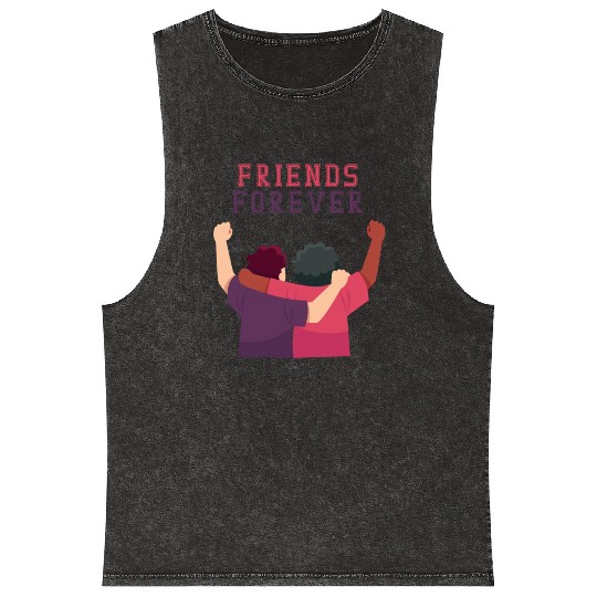 Cool Friends forever Mineral Wash Tank Tops for friendship day to you