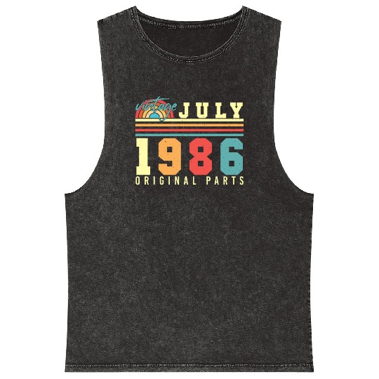 Original July 1986 Mineral Wash Tank Tops