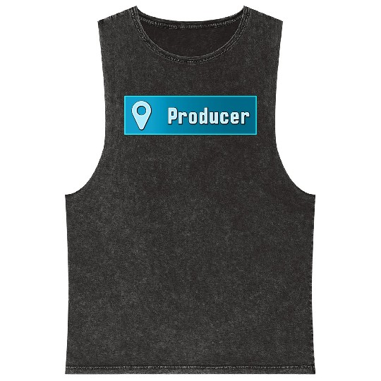 Best Selling Music Producer Design Mineral Wash Tank Tops