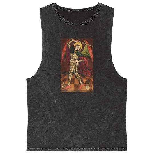 Saint Michael in Bakabánya Mineral Wash Tank Tops