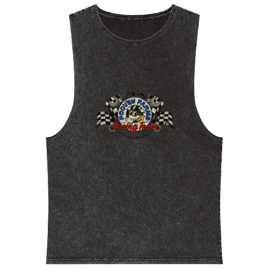 poovey farms racing team essential Mineral Wash Tank Tops