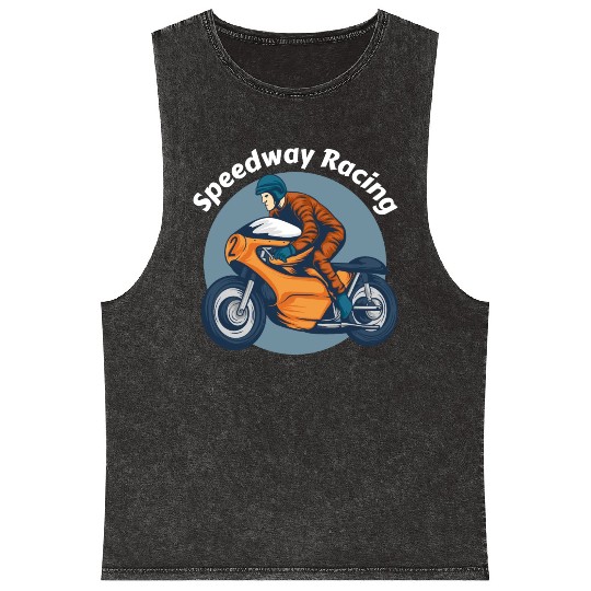 Speedway Racing Mineral Wash Tank Tops