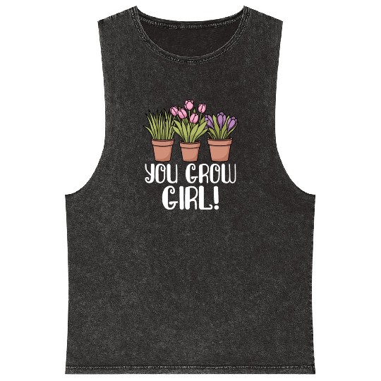 Gardening Plants Gardener Plantation Nature Gift Mineral Wash Tank Tops