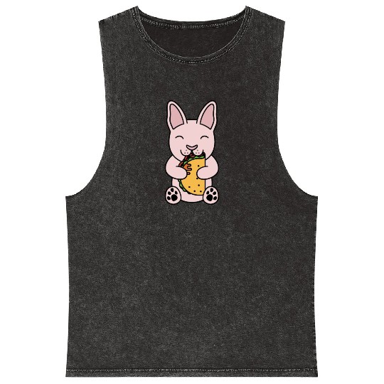 Sphynx Cat Taco Lover Mineral Wash Tank Tops