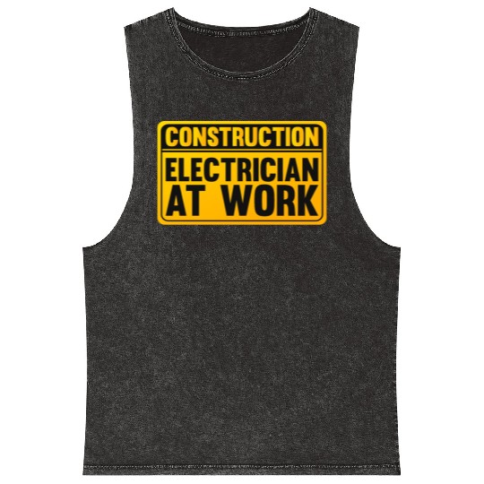 Electrician Electrical Engineer Lineman Mineral Wash Tank Tops