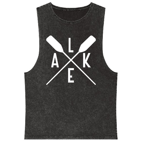 Lake Life Mineral Wash Tank Tops