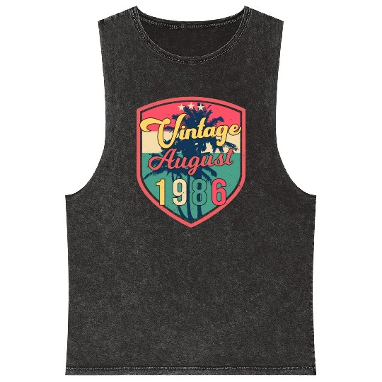 August 1986 Gift Idea Mineral Wash Tank Tops