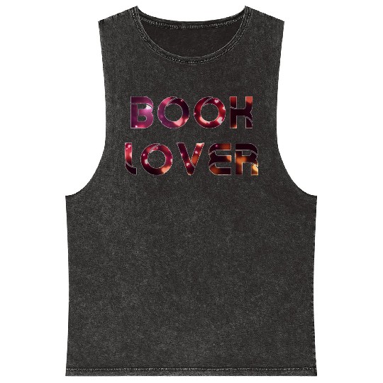 Book lover Mineral Wash Tank Tops