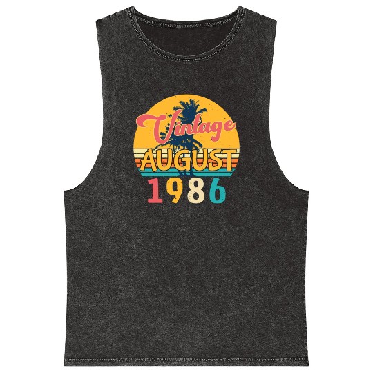 Building Year 1986 In August Mineral Wash Tank Tops