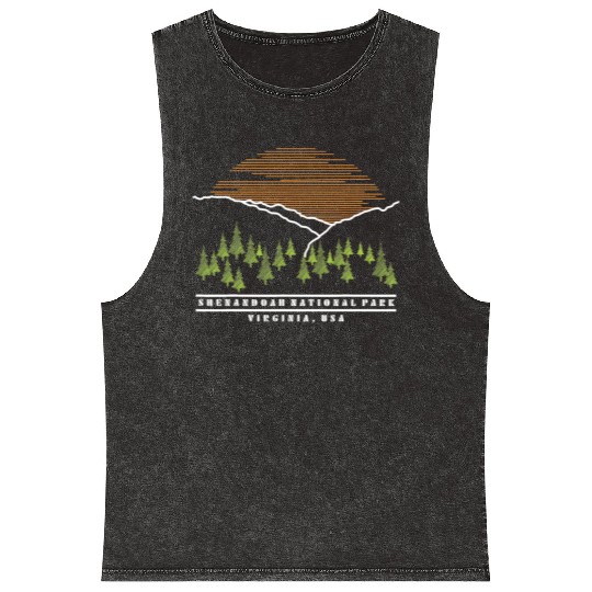 Shenandoah Valley Virginia US National Park Camp Mineral Wash Tank Tops