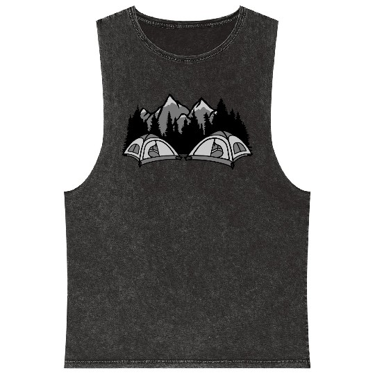 forest camper outdoor live Mineral Wash Tank Tops